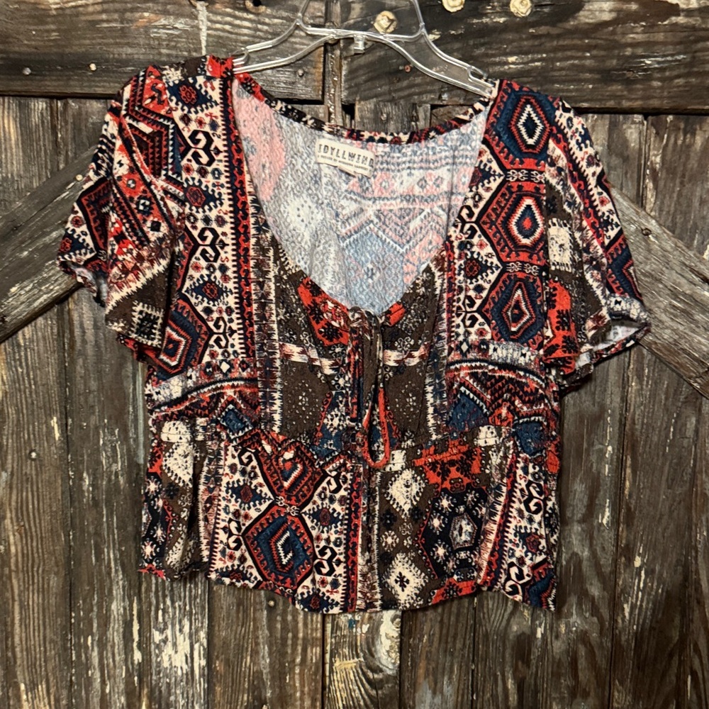 Idyllwind Women's Geometric Print Western Top